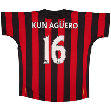 2011-12 Manchester City Away Shirt Aguero #16 - 6/10 - (L)