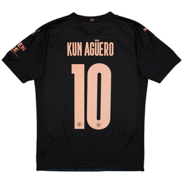 2020-21 Manchester City Away Shirt Kun Aguero #10 - 9/10 - (S)