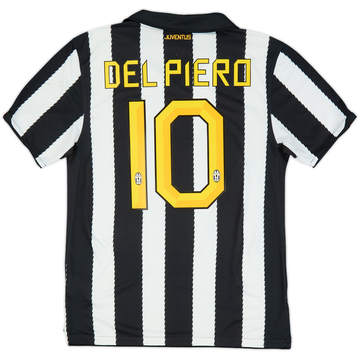 2010-11 Juventus Home Shirt Del Piero #10 - 6/10 - (M)