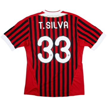 2011-12 AC Milan Home Shirt T.Silva #33 - 5/10 - (L)