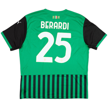 2020-21 Sassuolo Home Shirt Berardi #25 - 8/10 - (XL)