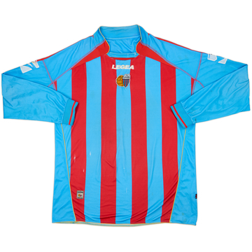 2007-08 Catania Home L/S Shirt - 4/10 - (3XL)