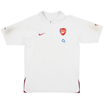 2004-05 Arsenal Nike 1/4 Zip Polo Shirt - 5/10 - (L)
