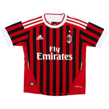 2011-12 AC Milan Home Shirt - 8/10 - (7-8 Years)