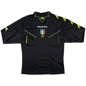 2013-15 Italy Diadora Referee L/S Shirt - 8/10 - (S)