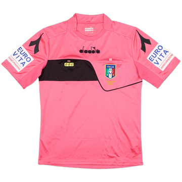 2018-19 Italy Diadora Referee Shirt - 6/10 - (S)