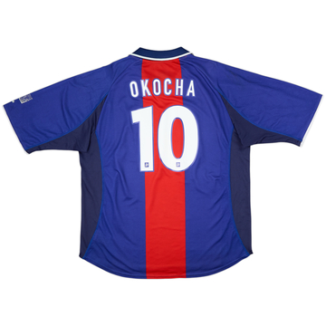 2000-01 Paris Saint-Germain Home Shirt Okocha #10 - 9/10 - (XXL)