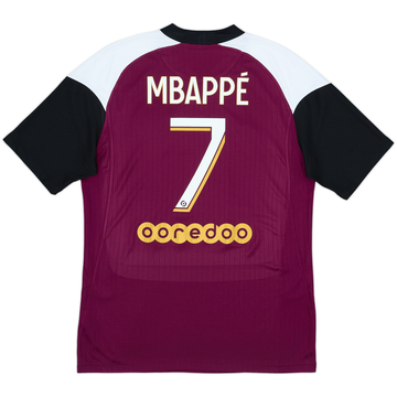 2020-21 Paris Saint-Germain Third Shirt Mbappe #7 - 6/10 - (M)