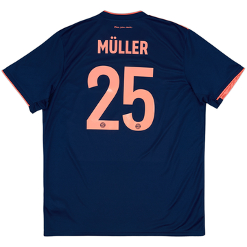 2019-20 Bayern Munich Third Shirt Muller #25 - 8/10 - (XL)