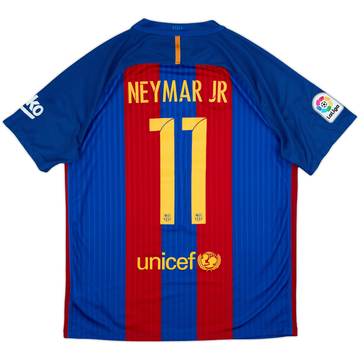 2016-17 Barcelona Home Shirt Neymar Jr #11 - 8/10 - (L)