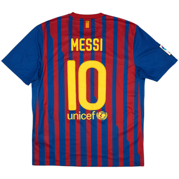 2011-12 Barcelona Home Shirt Messi #10 - 8/10 - (L)