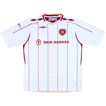 2007-08 Hearts Away Shirt - 8/10 - (XL)