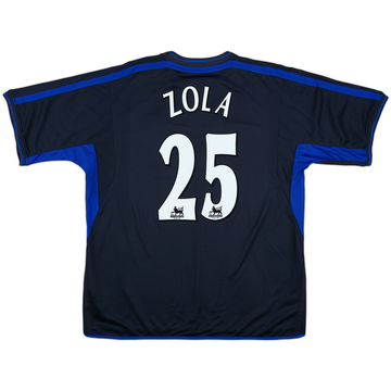 2002-04 Chelsea Away Shirt Zola #25 - 8/10 - (XXL)