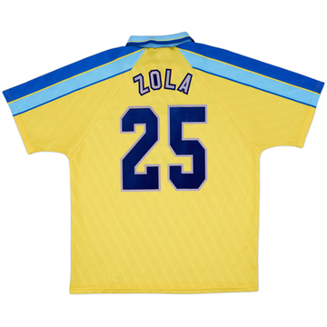 1996-97 Chelsea Away Shirt Zola #25 - 9/10 - (XL)