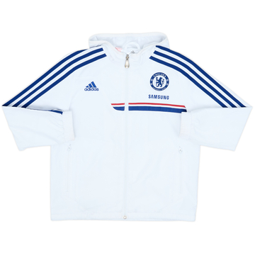 2013-14 Chelsea adidas Hooded Track Jacket - 9/10 - (S.Boys)