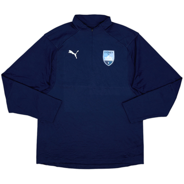 2017-18 Sydney FC Puma 1/4 Zip Drill Top - 10/10 - (XL)