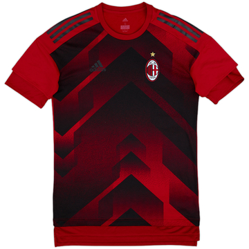 2017-18 AC Milan adidas Training Shirt - 8/10 - (S)