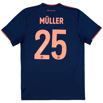 2019-20 Bayern Munich Third Shirt Muller #25 - 9/10 - (M)