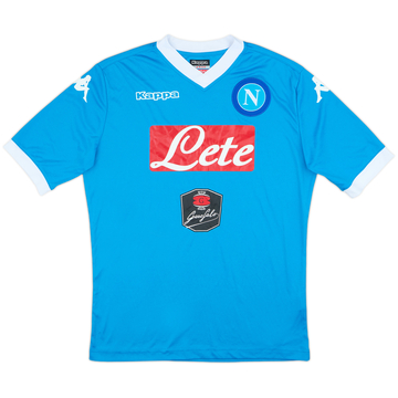 2015-16 Napoli Home Shirt - 9/10 - (L)