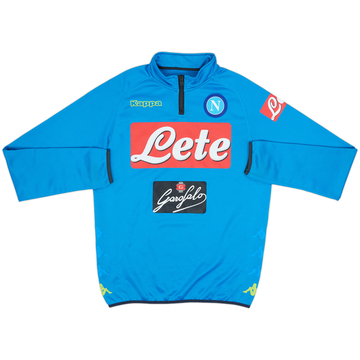 2016-17 Napoli Kappa 1/4 Zip Drill Top - 8/10 - (L)