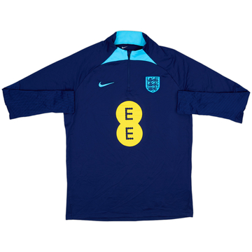 2022-23 England Nike 1/4 Zip Drill Top - 10/10 - (L)