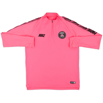 2019-20 Paris Saint-Germain Nike 1/4 Zip Drill Top - 7/10 - (M)