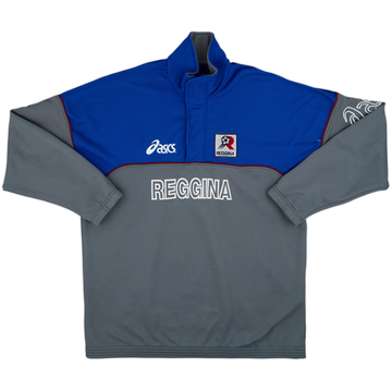 1999-00 Reggina Asics 1/4 Zip Drill Top - 8/10 - (XXL)