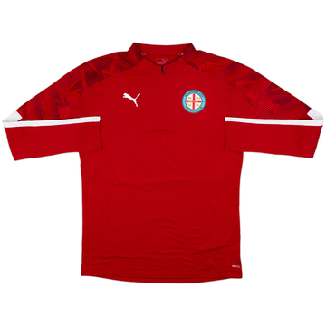 2018-19 Melbourne City 1/4 Zip Training Top - 8/10 - (L)