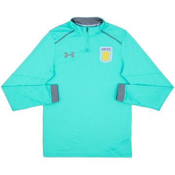 2017-18 Aston Villa Under Armour 1/4 Zip Drill Top - 7/10 - (S)