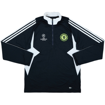 2007-08 Chelsea adidas CL 1/4 Zip Drill Top - 7/10 - (L/XL)