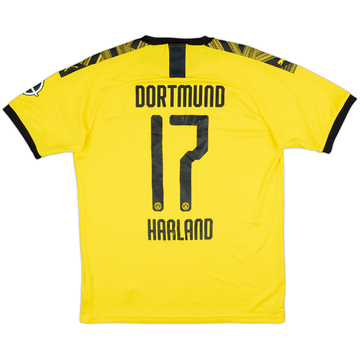 2019-20 Borussia Dortmund Home Shirt Haaland #17 - 5/10 - (L)
