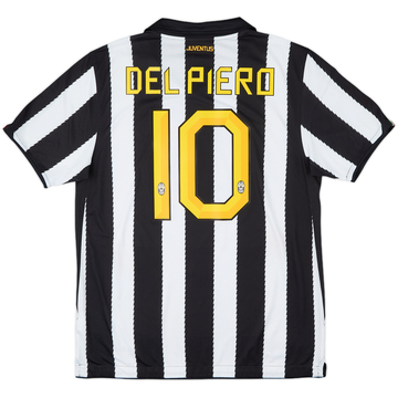 2010-11 Juventus Home Shirt Del Piero #10 - 6/10 - (L)