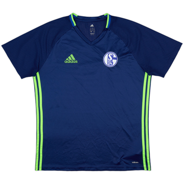 2016-17 Schalke adizero Training Shirt - 9/10 - (L)