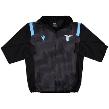 2020-21 Lazio Macron Hooded Track Jacket - 8/10 - (M)