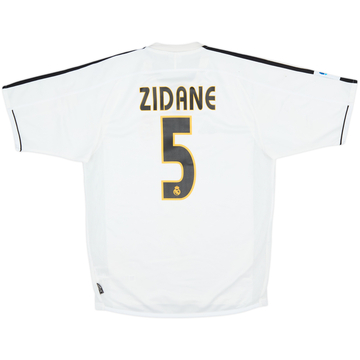 2003-04 Real Madrid Home Shirt Zidane #5 - 6/10 - (S)