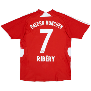 2008-09 Bayern Munich Home Shirt Ribery #7 - 8/10 - (XL.Boys)
