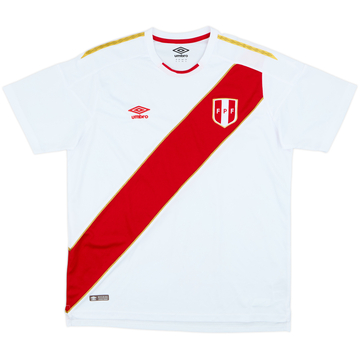 2018 Peru Home Shirt - 8/10 - (XL)