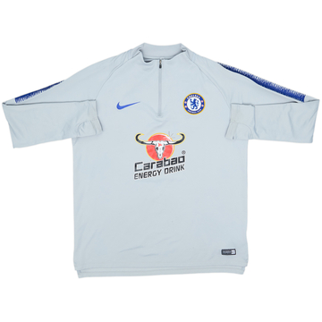 2018-19 Chelsea Nike 1/4 Zip Drill Top - 6/10 - (L)