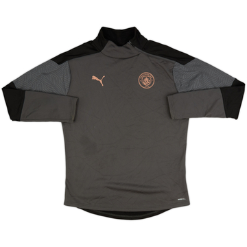 2019-20 Manchester City Puma 1/4 Zip Drill Top - 9/10 - (L)
