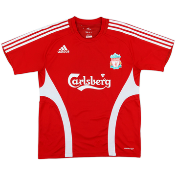 2009-10 Liverpool adidas Training Shirt - 8/10 - (M)