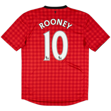 2013-14 Manchester United Home Shirt Rooney #10 - 8/10 - (M)