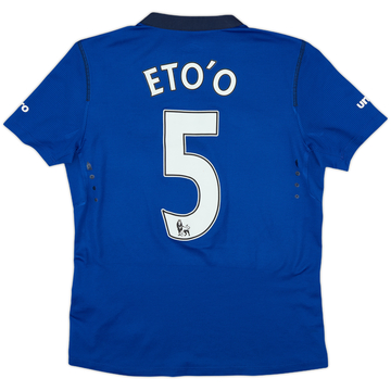2014-15 Everton Home Shirt Eto'o #5 - 8/10 - (L.Boys)