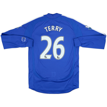2006-08 Chelsea Home L/S Shirt Terry #26 - 7/10 - (M)