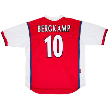 1998-99 Arsenal Home Shirt Bergkamp #10 - 8/10 - (XXL)