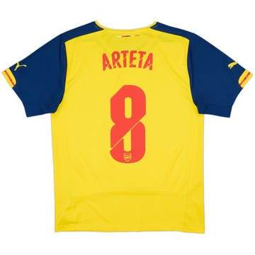 2014-15 Arsenal Away Shirt Arteta #8 - 6/10 - (M)