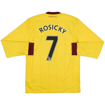 2010-13 Arsenal Away L/S Shirt Rosicky #7 - 6/10 - (M)