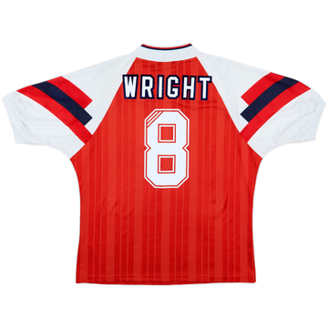 1992-94 Arsenal Home Shirt Wright #8 - 7/10 - (L/XL)