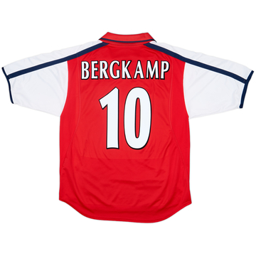 2000-02 Arsenal Home Shirt Bergkamp #10 - 9/10 - (M)