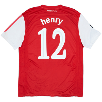 2011-12 Arsenal Home Shirt Henry #12 - 5/10 - (L)