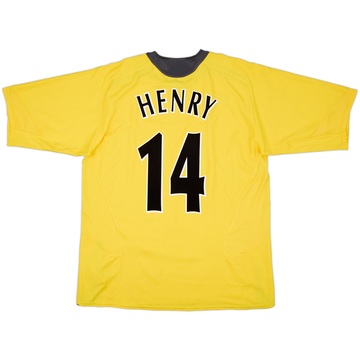 2005-06 Arsenal Away Shirt Henry #14 - 9/10 - (XL)